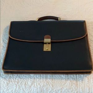 Leather briefcase